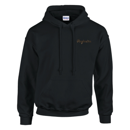 Regionize Original Hoodie Schwarz Gold Bestickt – Unisex Premium Streetwear