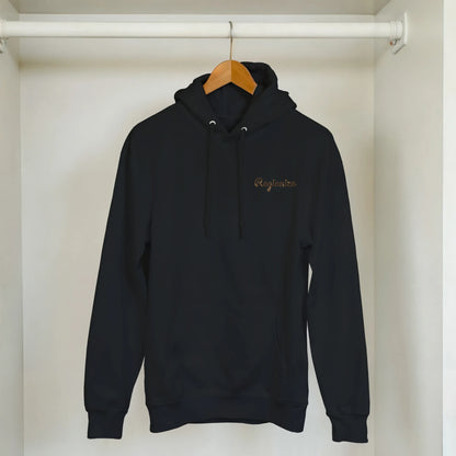 Regionize Original Hoodie Schwarz Gold Bestickt – Unisex Premium Streetwear