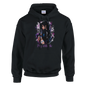 Anime Play With Me Hoodie Schwarz – Rückansicht DTG-Druck Otaku Streetwear | Regionize