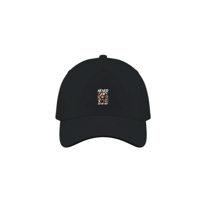 Never Give Up Teddybär Cap Schwarz – Rückansicht | Regionize